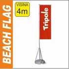 Beach flag Tripole