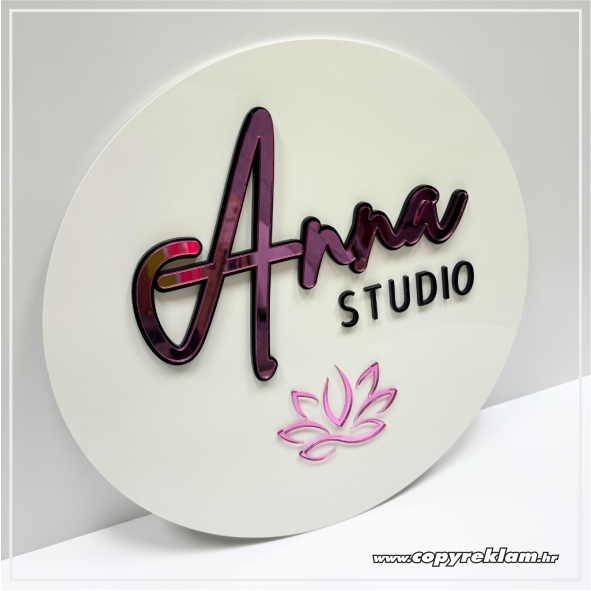 Zidni 3D krugovi bez rasvjete