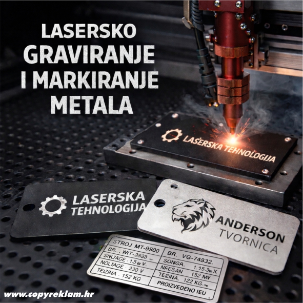 Lasersko graviranje i markiranje metala