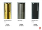 Stopper Master stupovi proizvode se u raznim bojama. Primjeri boja: mesing, čelik i crno.
