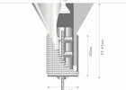 Skica sa dimenzijama nosača Fly fix.